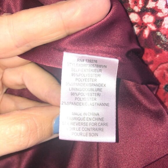 DR2 Floral Lightweight Open Front Blazer Size Petite Small - Picture 9 of 16